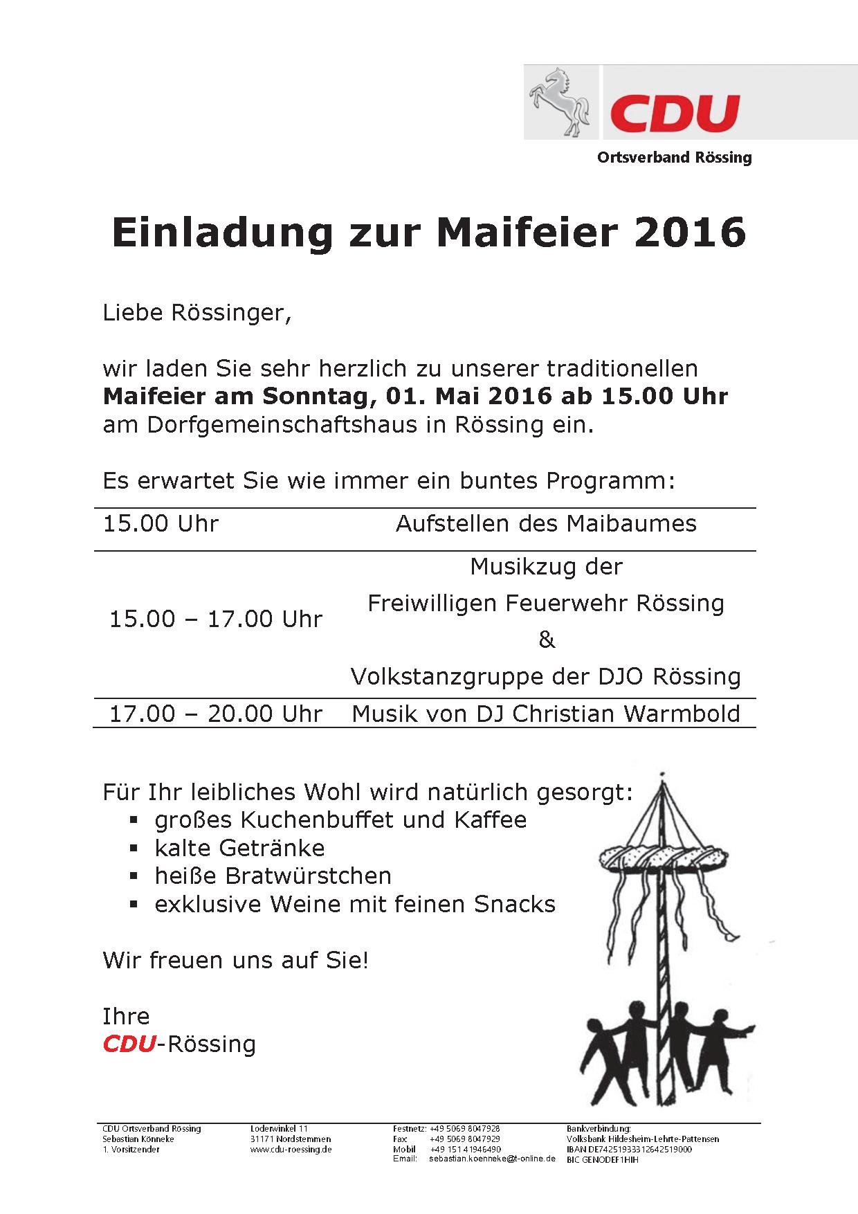 Einladung_Maifeier_2016_CDU_Rössing